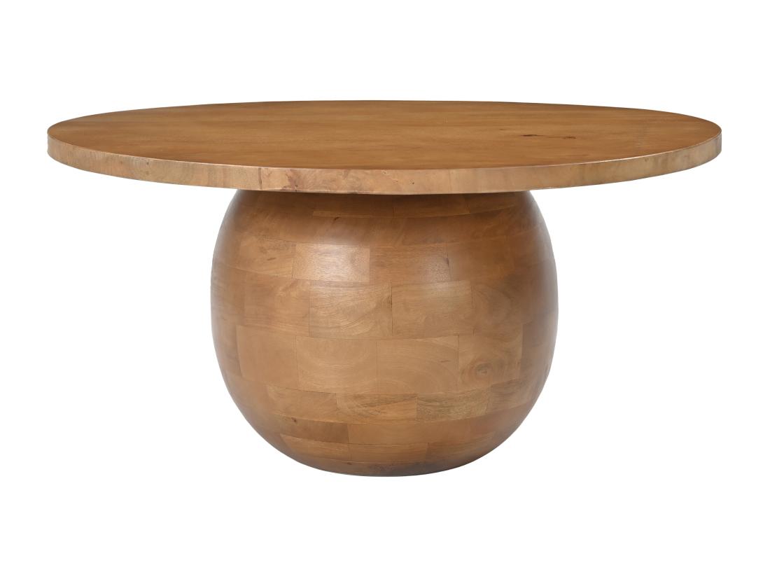 Vente Unique Table Basse En Bois De Manguier - Naturel Clair - SELVINA