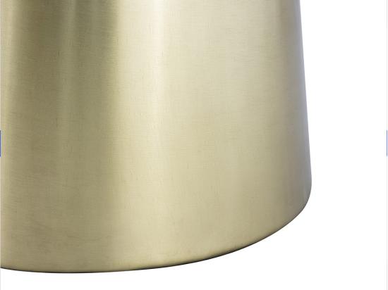 Vente Unique Table Basse En Marbre Et Métal - Noir Et Doré - DESIORA