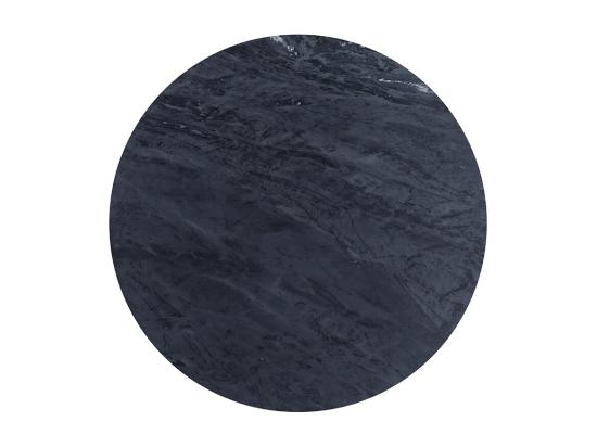 Vente Unique Table Basse En Marbre Et Métal - Noir Et Doré - DESIORA