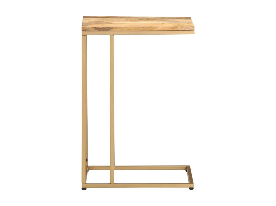 Vente Unique Table D'appoint 35x45x65 Cm Bois De Manguier Massif