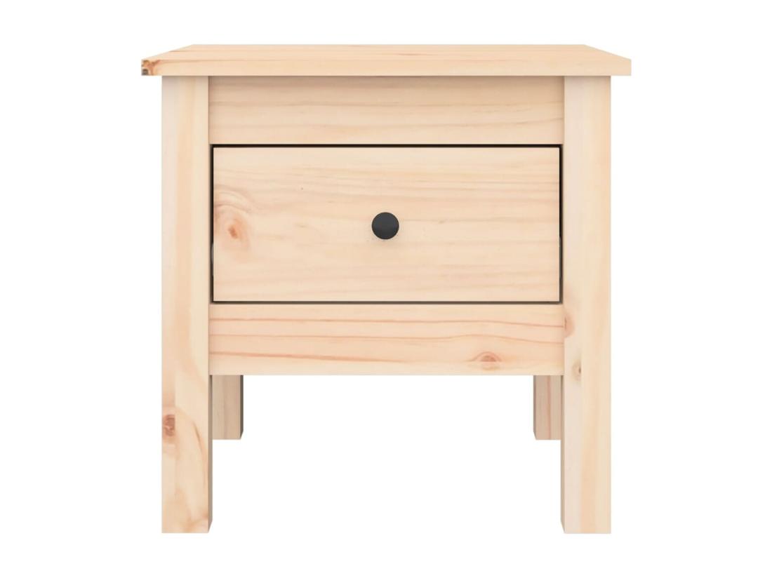 Vente Unique Table D'appoint 40x40x39 Cm Bois Massif De Pin