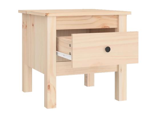 Vente Unique Table D'appoint 40x40x39 Cm Bois Massif De Pin