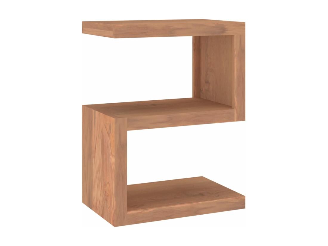 Vente Unique Table D'appoint 45x30x60 Cm Bois Massif De Teck