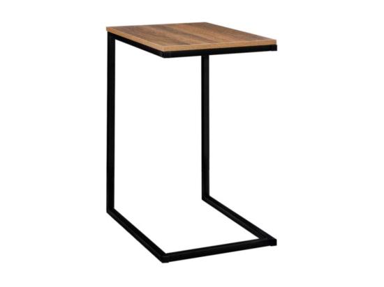 Vente Unique Table D'appoint Bout De Canapé En Métal Et Bois