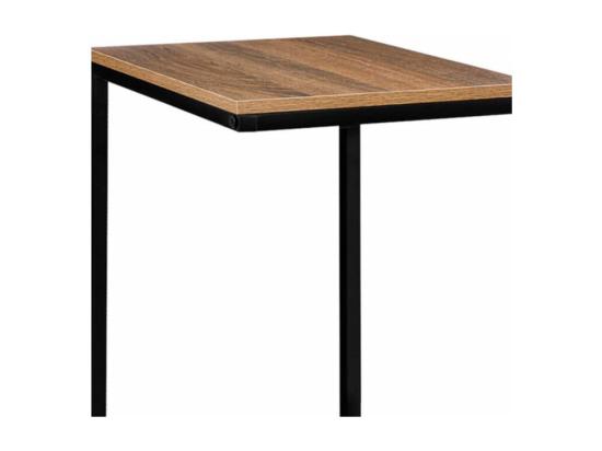 Vente Unique Table D'appoint Bout De Canapé En Métal Et Bois