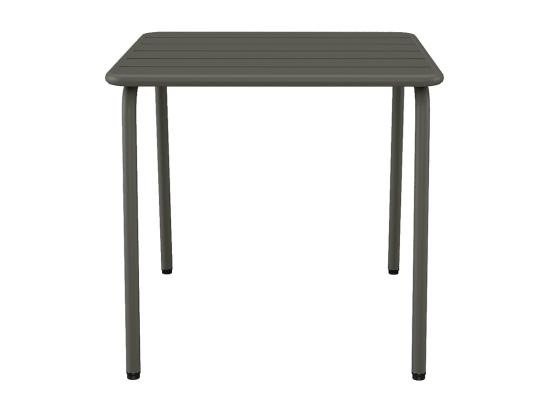 Vente Unique Table D'appoint De Jardin En Métal Carrée - Gris Anthracite - MIRMANDE De MYLIA