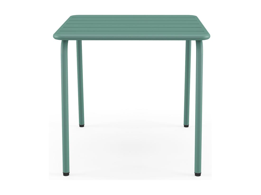 Vente Unique Table D'appoint De Jardin En Métal Carrée - Vert Amande - MIRMANDE De MYLIA