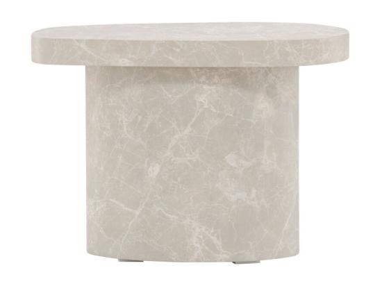 Vente Unique Table D'Appoint Design "Bastad" 50cm Gris Clair