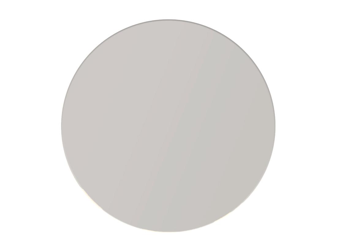 Vente Unique Table D'appoint En Métal - Blanc Gris - WODOLI