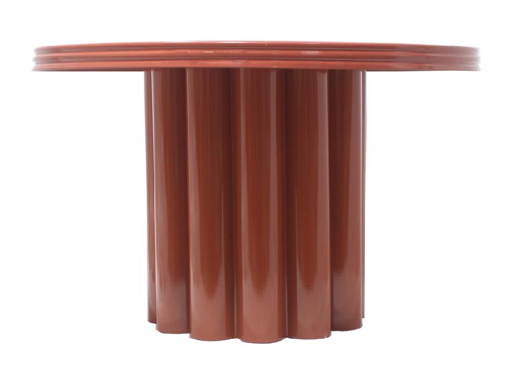Vente Unique Table D'appoint En Métal - Terracotta - SEMALIA