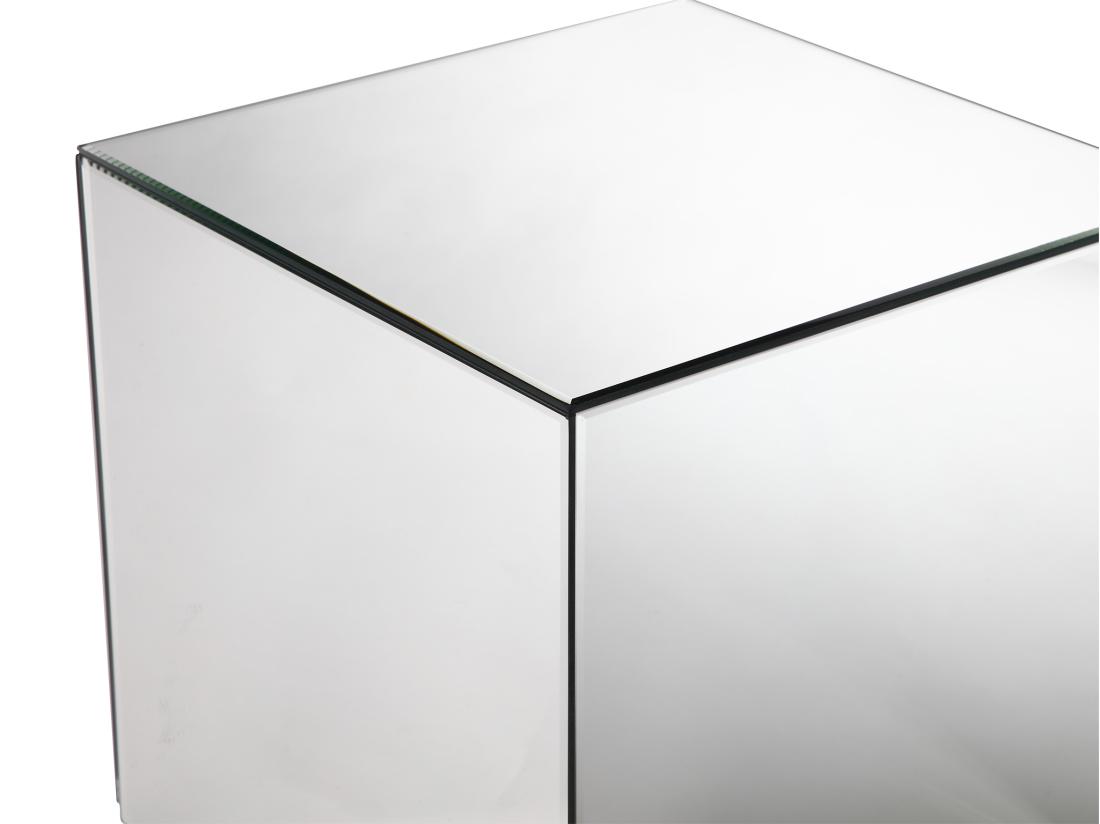 Vente Unique Table D'appoint En Miroir Et MDF - CUBIX De Pascal MORABITO