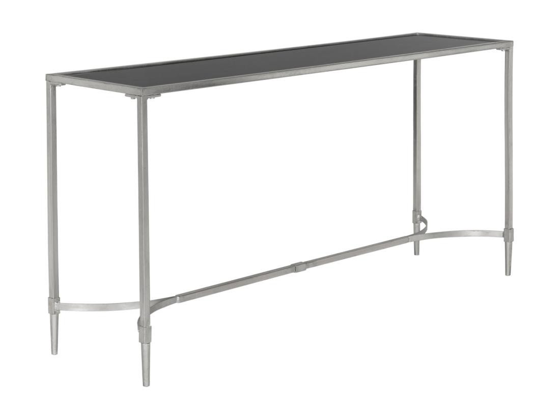 Vente Unique Table D'appoint Or Et Transparent 66 X 127 X 45.72 Cm - Ferne