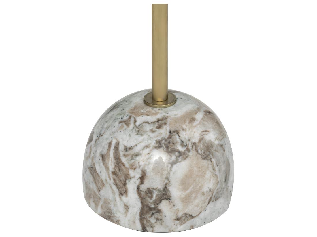 vente unique Table d'appoint Table à café en Marbre Beige H 58 cm