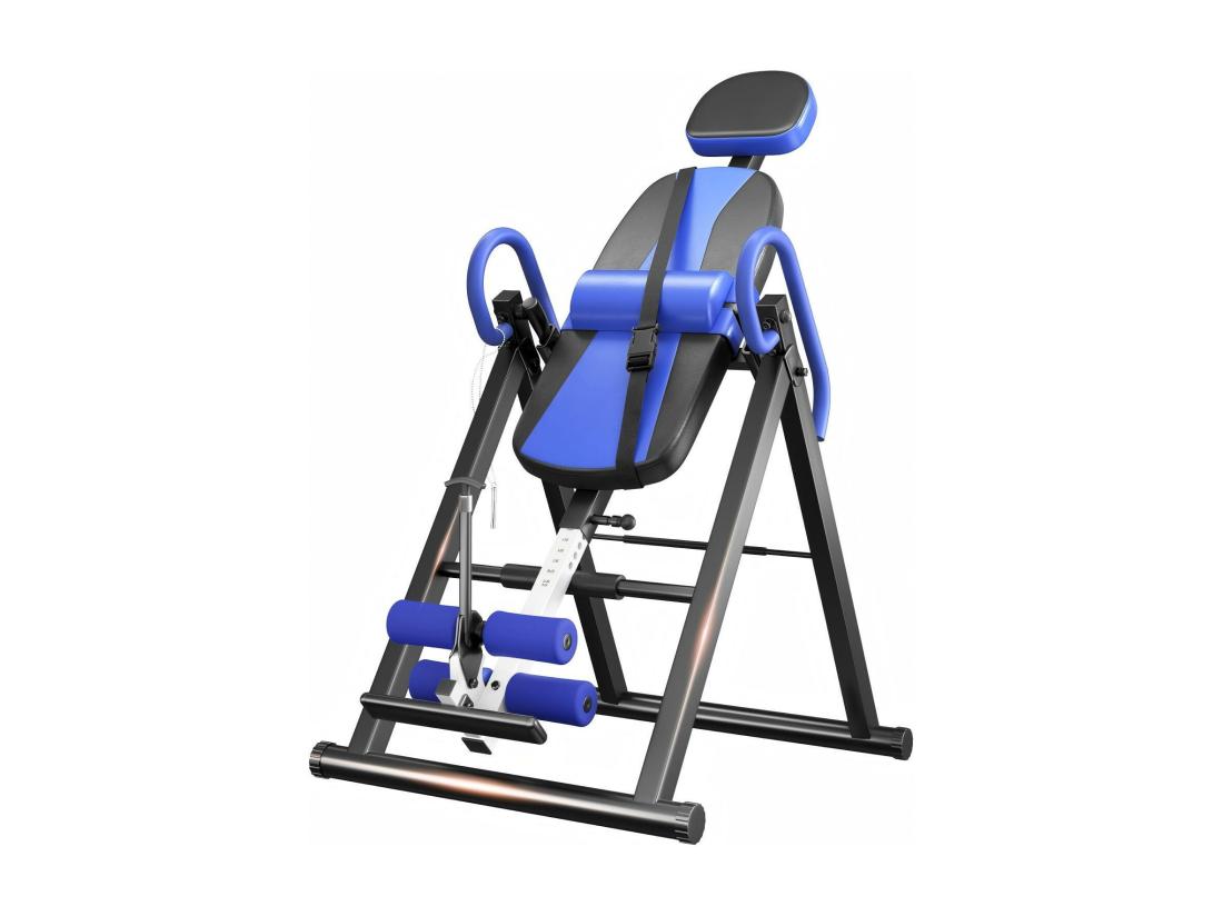 Vente Unique Table D'inversion De Musculation Pliable Entraîneur De Gravité Charge Max. 136 Kg Pour Taille De L'utilisateur 150 à 195CM