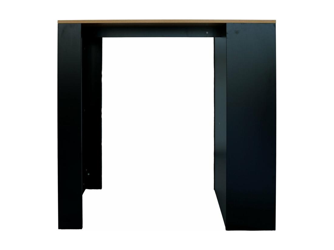 vente unique Table de bar "Barth" - 110 cm x 50 x 103 5 cm - Noir