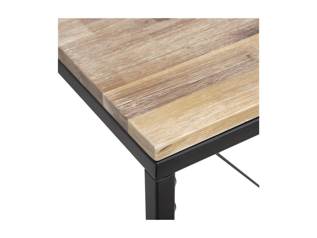 Vente Unique Table De Bar Design "Edena" 70x115cm Noir