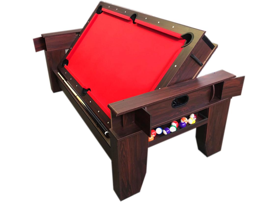 Vente Unique Table De Billard 7 Pieds Multi-jeux Avec Air Hockey – Panther