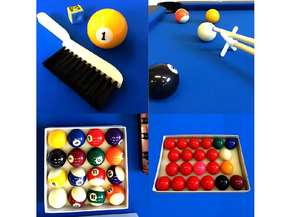 Vente Unique Table De Billard 8 Pieds Complet D’accessoires – Viper Blue