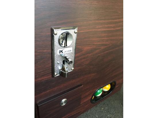 Vente Unique Table De Billard 8 Pieds Vert Avec Monnayeur Manuel – Atlas