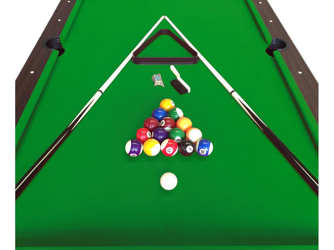 Vente Unique Table De Billard 8 Pieds Vert Avec Monnayeur Manuel – Atlas