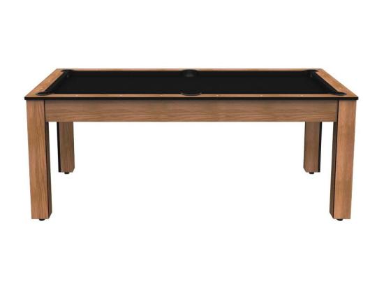 Vente Unique Table De Billard Convertible "Oregon" 213cm Hêtre & Noir