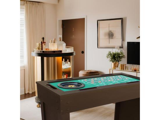 Vente Unique Table De Casino 6 En 1- 114 X 51.5 X 90 Cm-LuckyVegas