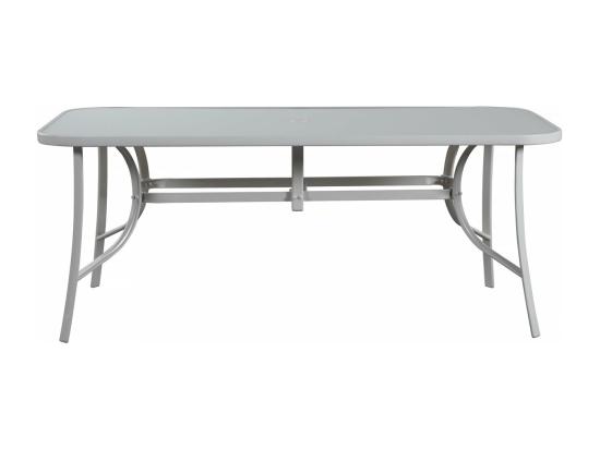 Vente Unique Table De Jardin "Cordoba" - Phoenix - 8 Places - Blanc