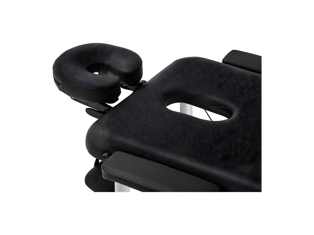Vente Unique Table De Massage Pliante PVC Noire 185 X 60 X 59 Cm 14_0003636