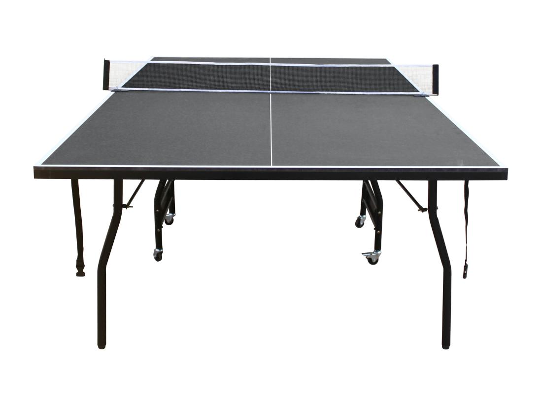 Vente Unique Table De Ping-pong Pliable à Roulettes Avec Accessoires - Gris Anthracite - L274 X P152.5 X H76 Cm - GARRY