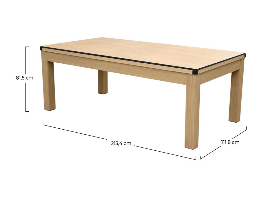 Vente Unique Table Multi-jeux Convertible 8-10 Personnes - Stan