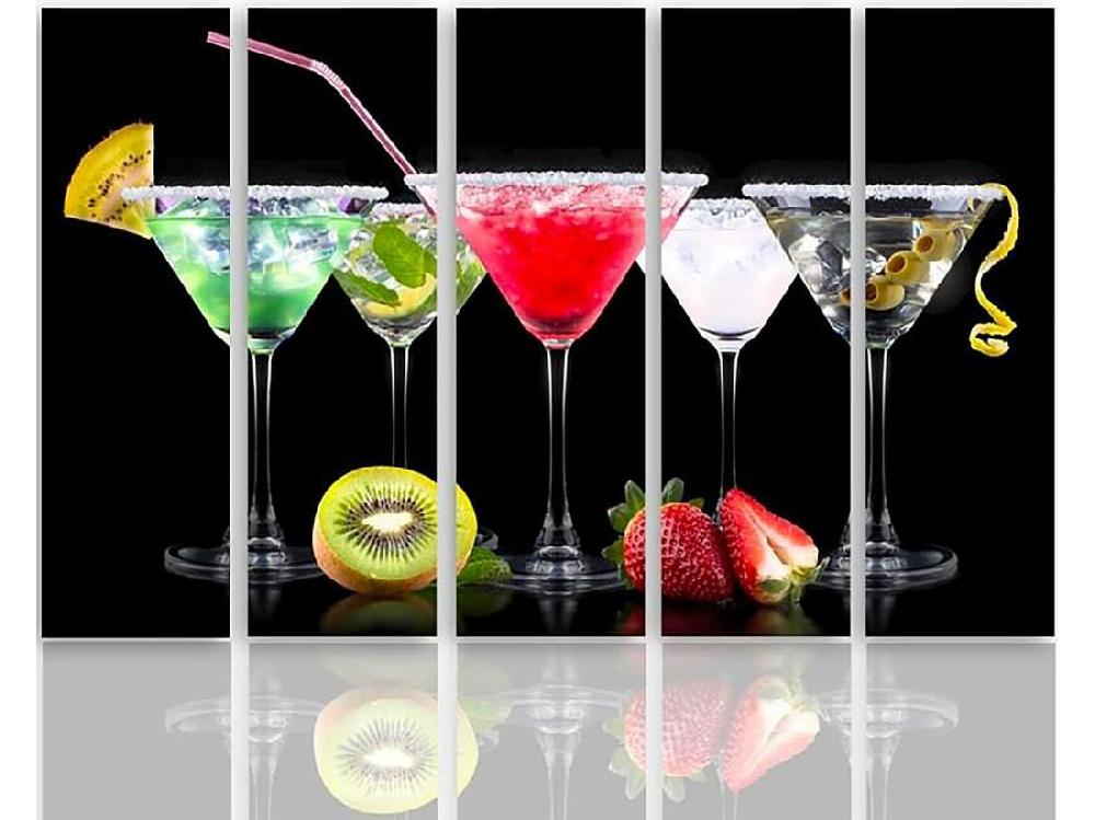 vente unique Tableau boissons et fruits 2 - 300 x 140 cm