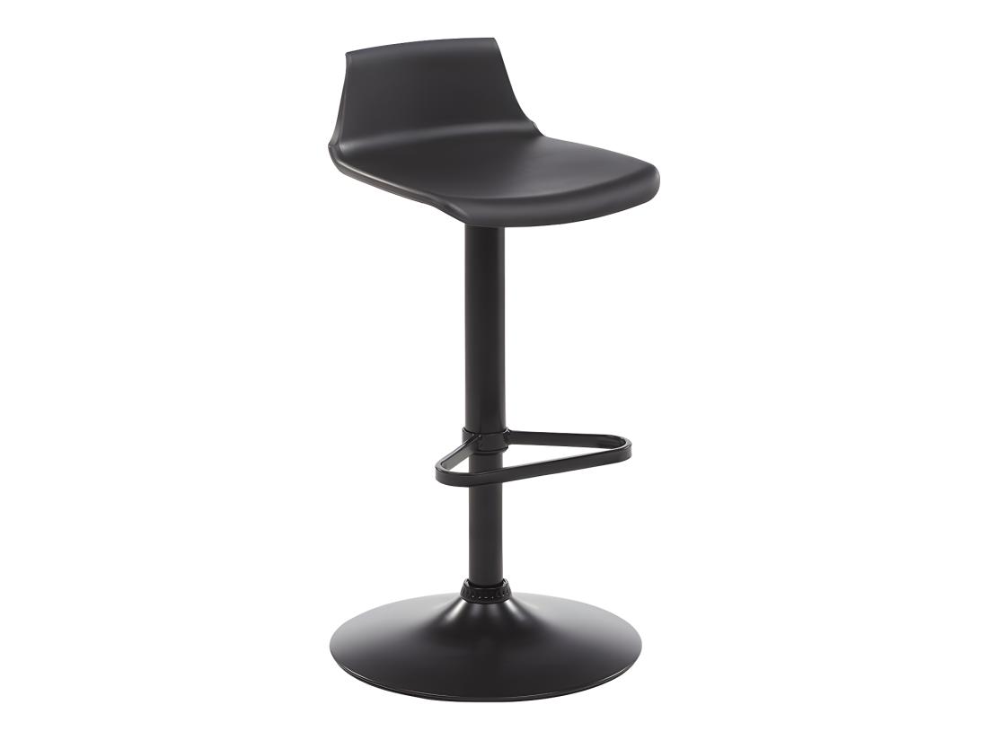 Vente Unique Tabouret De Bar - Polypropylène - Hauteur Réglable - Coloris Noir - CALAS
