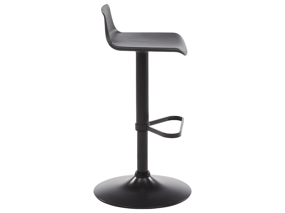 Vente Unique Tabouret De Bar - Polypropylène - Hauteur Réglable - Coloris Noir - CALAS