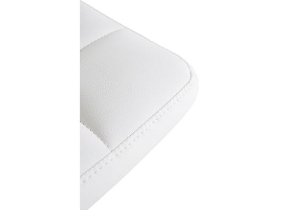 Vente Unique Tabouret De Bar - Similicuir & Blanc - Blanc - Feni