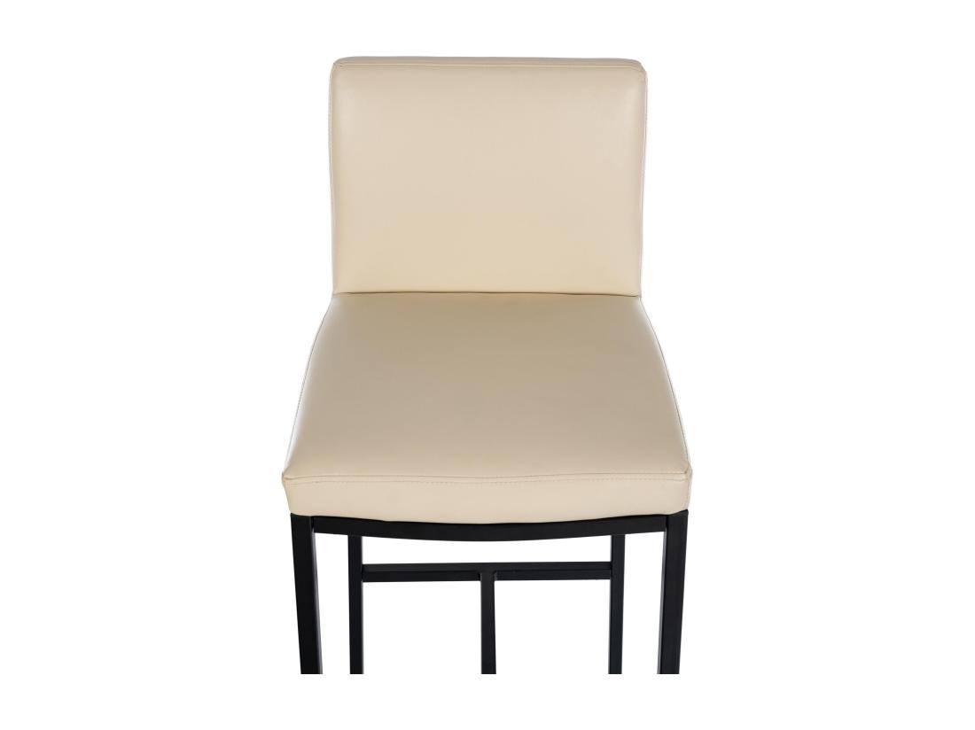 Vente Unique Tabouret De Bar - Similicuir - Crème - Freeport