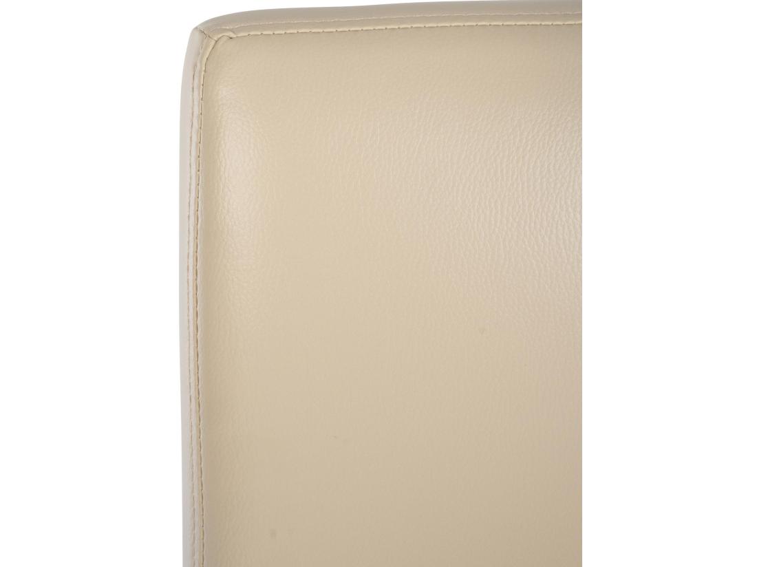 Vente Unique Tabouret De Bar - Similicuir - Crème - Freeport