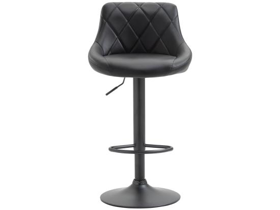 Vente Unique Tabouret De Bar - Similicuir & Noir - Noir - Lazio