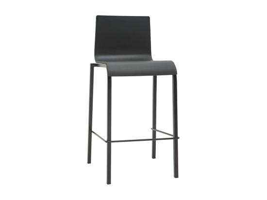 Vente Unique Tabourets De Bar Design Empilables Noirs H65 Cm (lot De 2) KUPA