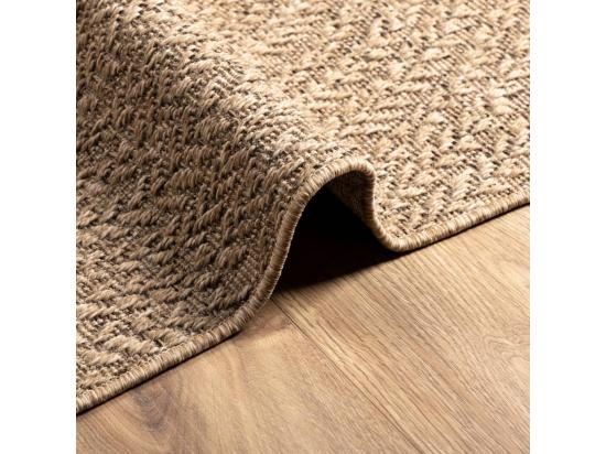 vente unique Tapis 140x200 cm aspect jute intérieur et extérieur