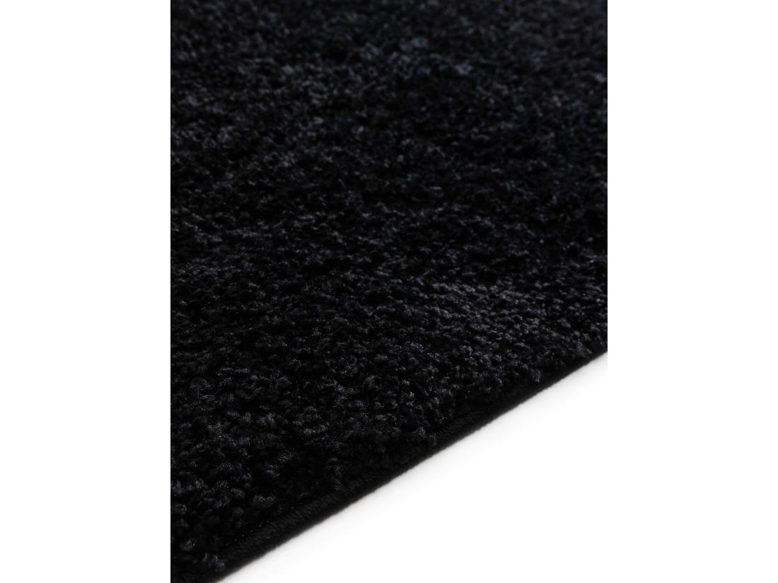 Vente Unique Tapis à Poils Longs Soho Noir 200x200 Cm