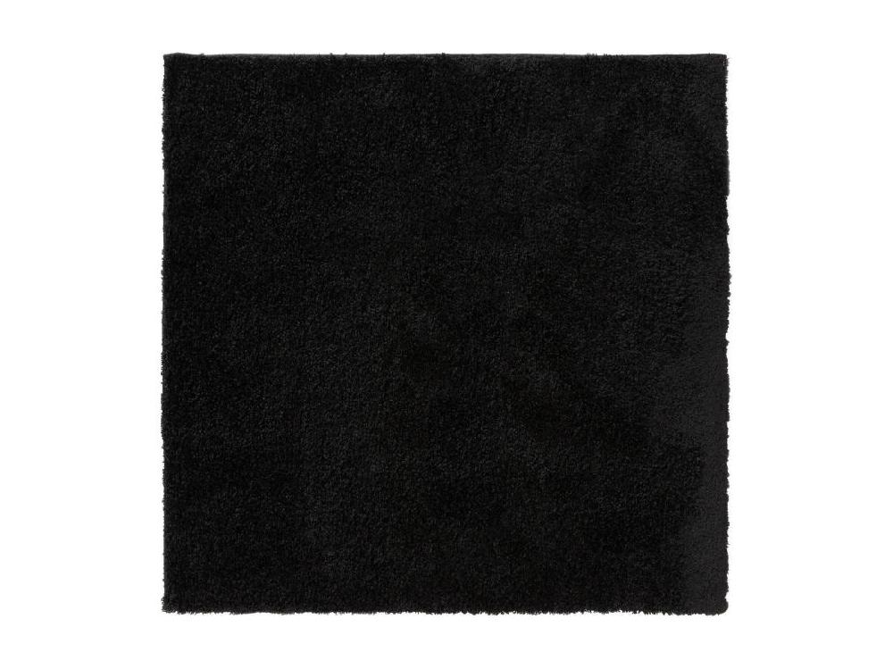 vente unique Tapis à poils longs Soho Noir 200x200 cm