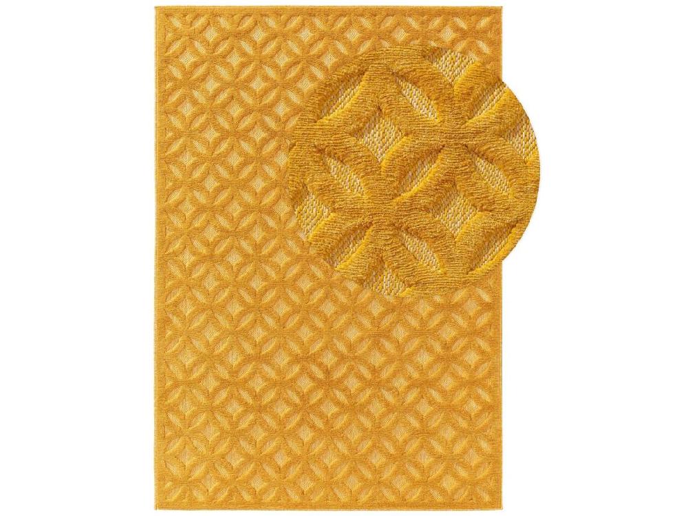 vente unique Tapis d'extérieur & intérieur Bonte Jaune 200x290 cm
