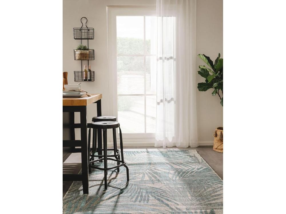 Vente Unique Tapis D'extérieur & Intérieur Cleo Bleu 200x300 Cm
