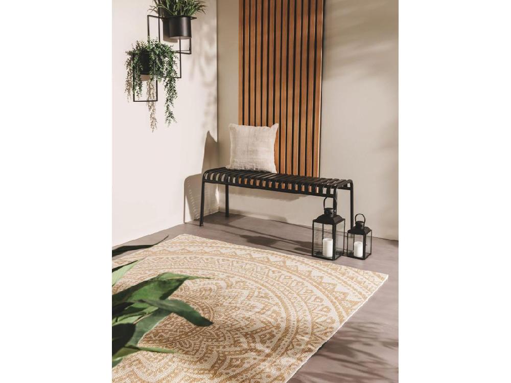 Vente Unique Tapis D'extérieur & Intérieur Cleo Crème/Beige 120x170 Cm