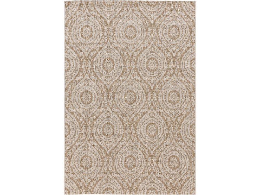 Vente Unique Tapis D'extérieur & Intérieur Cleo Crème/Beige 140x200 Cm