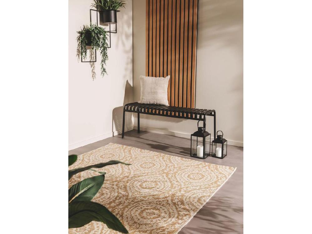vente unique Tapis d'extérieur & intérieur Cleo Crème/Beige 140x200 cm
