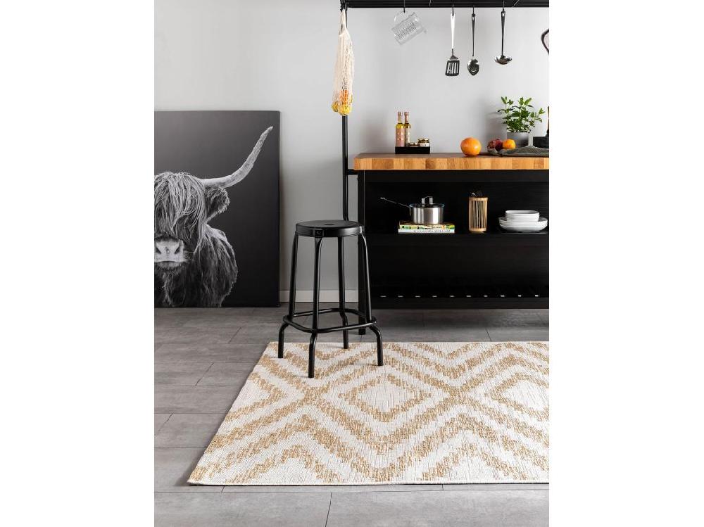 Vente Unique Tapis D'extérieur & Intérieur Cleo Crème/Beige 200x290 Cm