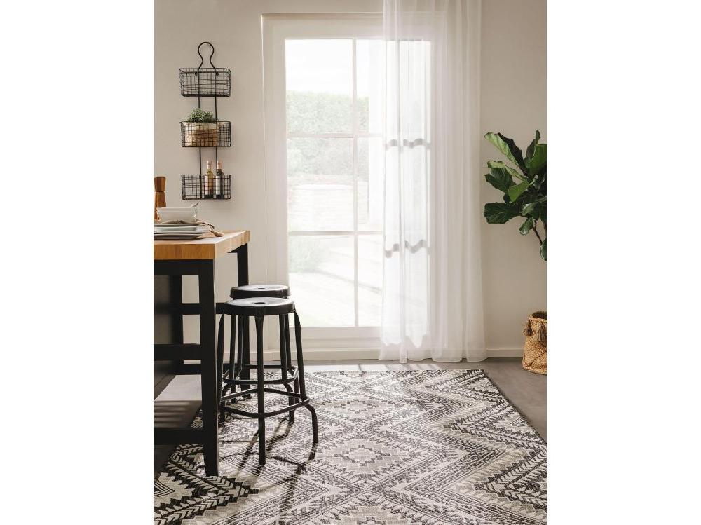 Vente Unique Tapis D'extérieur & Intérieur Cleo Noir 160x230 Cm