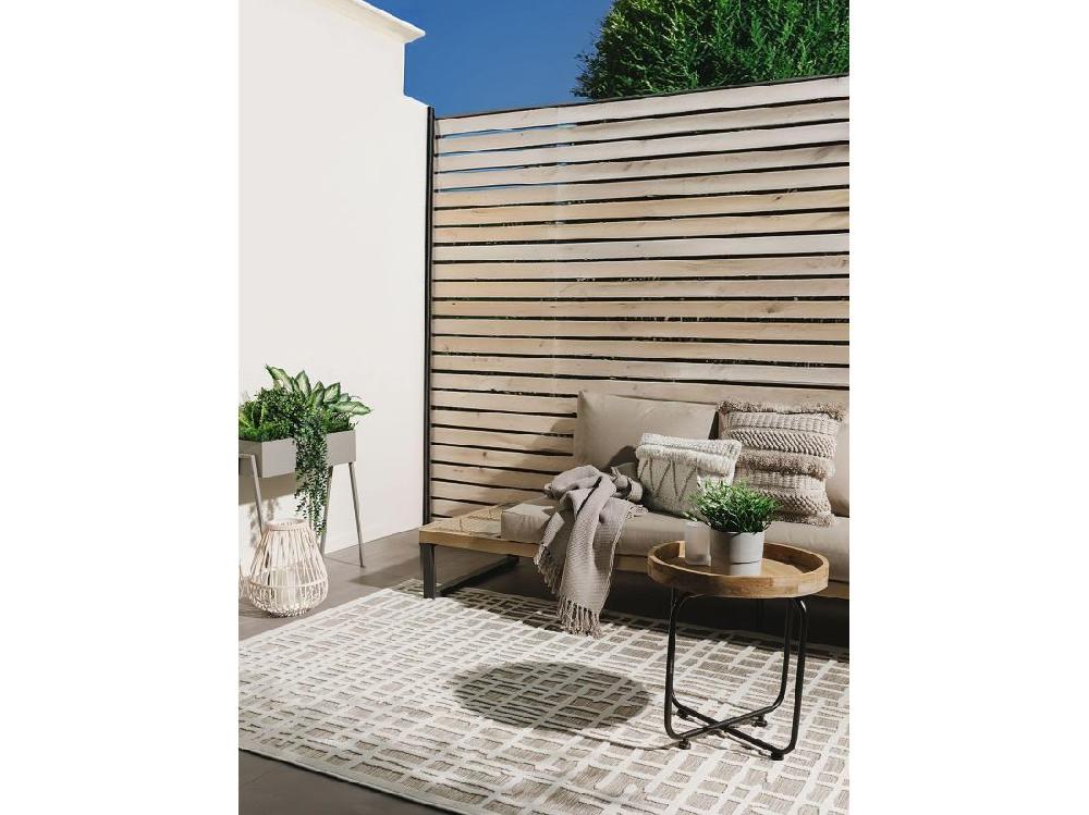 Vente Unique Tapis D'extérieur & Intérieur Flora Beige 120x170 Cm