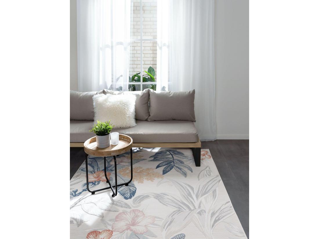 Vente Unique Tapis D'extérieur & Intérieur Flora Multicouleur 200x300 Cm